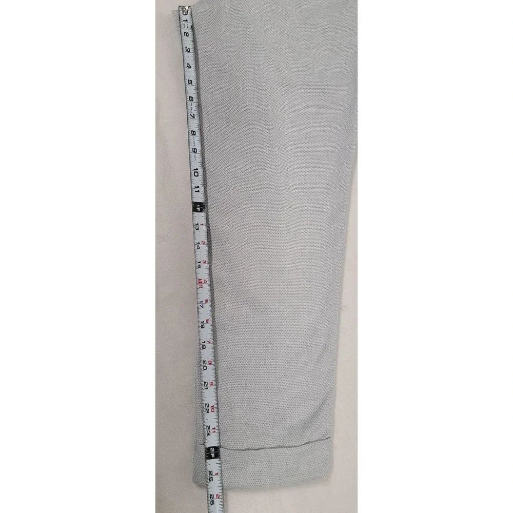 ZARA Knit Chino Dress Skinny‎ Tapered Ankle Pants Gray Men's Size 34x25 EUC